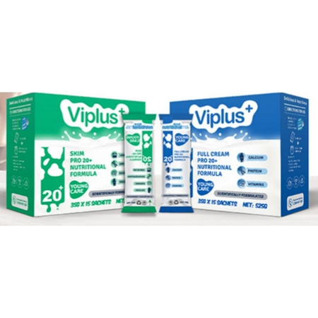 viplus 维爱佳 脱脂/全脂 高钙奶粉 525g