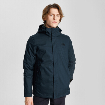超值双12、京东PLUS会员：THE NORTH FACE 北面 4U7L 男款三合一冲锋衣