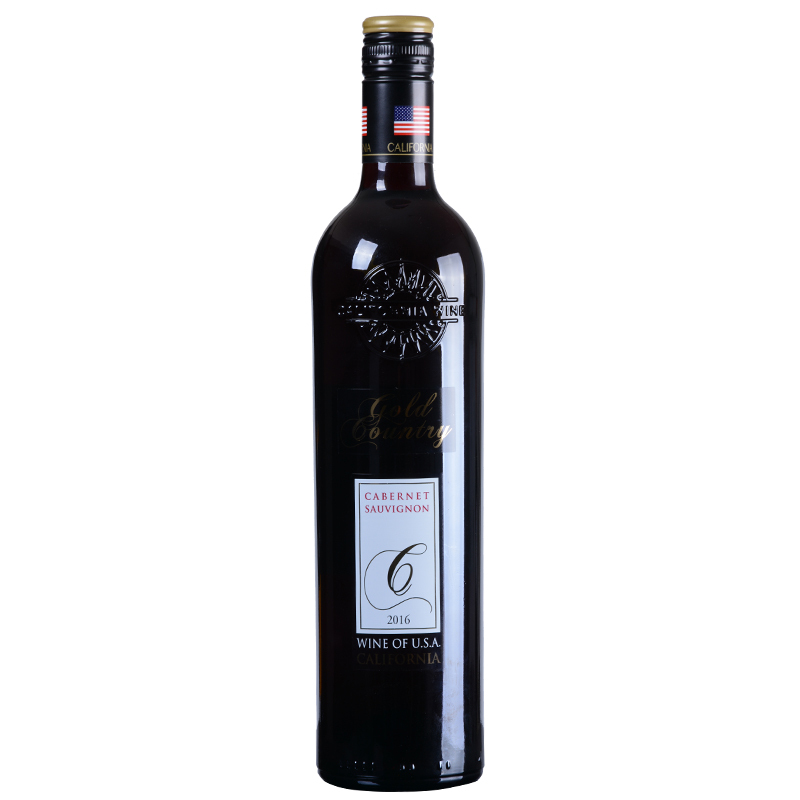 gold country 阳光美国 赤霞珠干红葡萄酒 750ml *5件