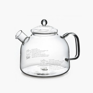 德国 Trendglas Jena 可明火加热 纯手工高硼硅玻璃茶壶