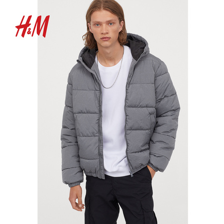 H&M 0635164 男士保暖棉服
