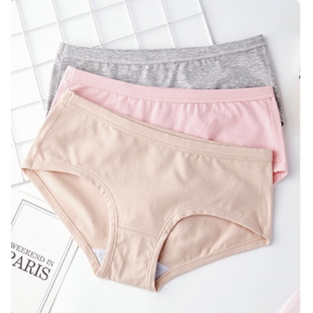 Eve’s Wish 燕之花 B18012 女士纯棉内裤 3条装