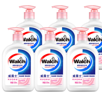 Walch 威露士 健康抑菌洗手液 倍护滋润 525ml*6瓶装 *2件
