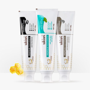 京东PLUS会员： ukiwi 纽西小精灵 蜂胶牙膏 120g*3支 *2件 +凑单品