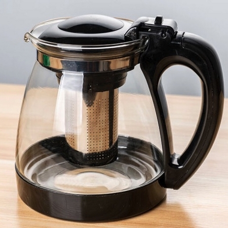 移动专享：SIBAOLU 斯宝路 玻璃耐高温泡茶壶 1000ml