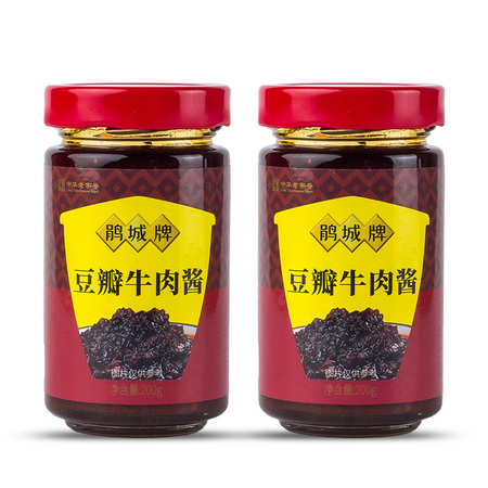 juanchengpai/鹃城牌 豆瓣牛肉酱 200g*2瓶