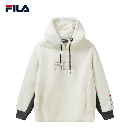 FILA 斐乐 x MIHARA F71W048507F 女士羊羔绒卫衣