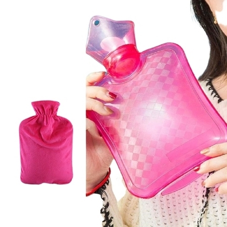 焱妈妈 PVC热水袋 750ml 送布套