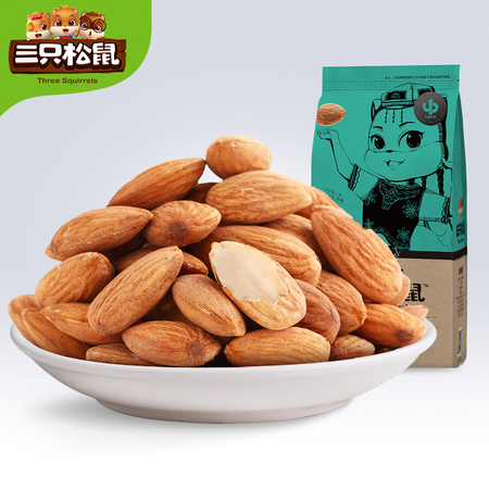 三只松鼠 巴旦木仁 185g *2件