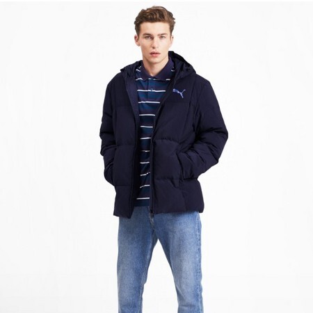 PUMA 彪马 DOWN 580023 男子连帽羽绒服 *2件