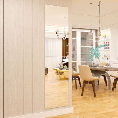 星芒家私 自粘穿衣镜直角22cm 4片装 送粘胶