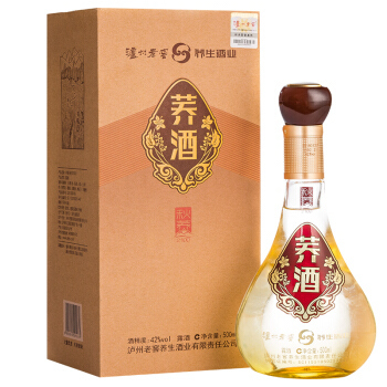 LUZHOULAOJIAO 泸州老窖 苦荞养生酒 42度 500ml
