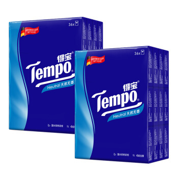 88VIP：Tempo 得宝 手帕纸 4层*7张*72包 *5件