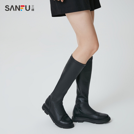 SANFU 三福 加绒长筒靴