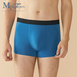 高端内衣品牌 曼妮芬 男士80支超细莫代尔 一片式中腰内裤 19元包邮