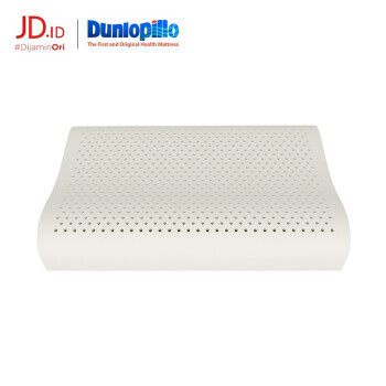 京东PLUS会员：Dunlopillo 邓禄普 天然乳胶波浪枕（印尼进口）