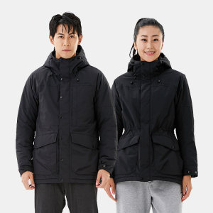 地球科学家 冬季新款 温控发热 男女防水中长款棉服 539元包邮