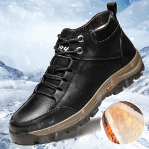 蒙奇罗欧 男士秋冬加绒款 保暖休闲鞋