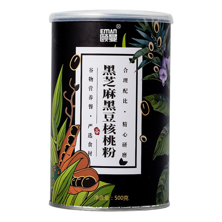 颐曼 即食冲饮 黑芝麻糊 500g *2件