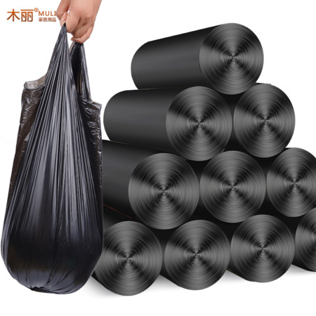 木丽 平口垃圾袋 100只装