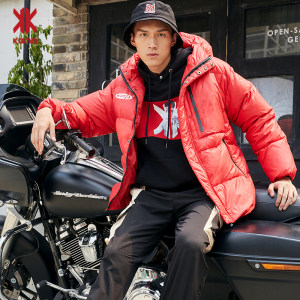 KAMA/卡玛 男士连帽短款保暖羽绒服