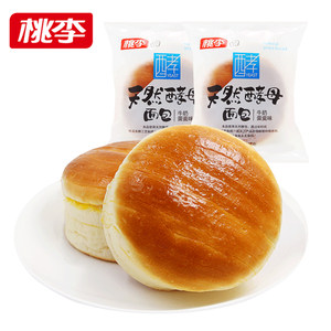 桃李 天然酵母面包 600g 约8个 29.8元包邮