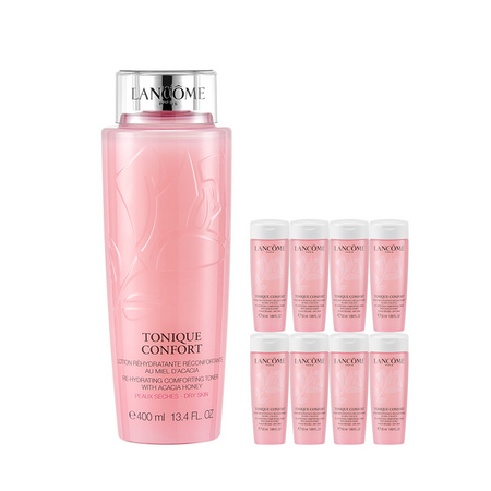 有券的上、88VIP：LANCOME 兰蔻新清滢柔肤粉水 400ml+50ml*8瓶