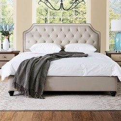 SLEEMON 喜临门 爱德华 头层牛皮靠背真皮床 180*200cm