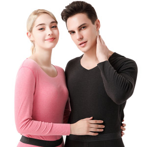 宝派 男女 德绒无痕速暖保暖内衣套装