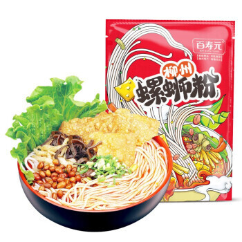 京东PLUS会员：百寿元 广西柳州螺蛳粉 305g*3包 *2件