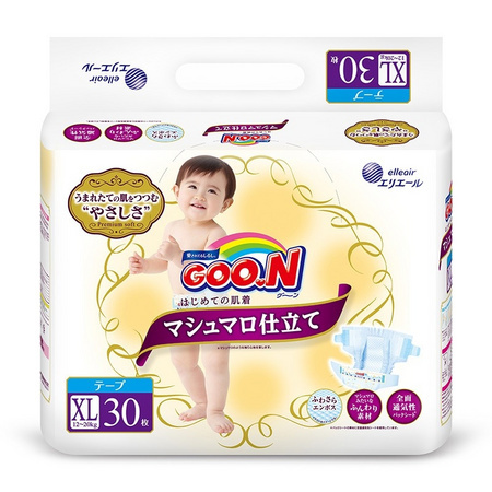 京东PLUS会员：GOO.N 大王 棉花糖系列 婴儿纸尿裤 M46/L38/XL30