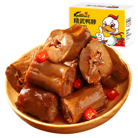 KINGWUU 精武 甜辣鸭脖子 200g *2件