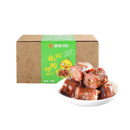 ZIYAN 紫燕 双椒鸭脖子鸭肉小吃 428g