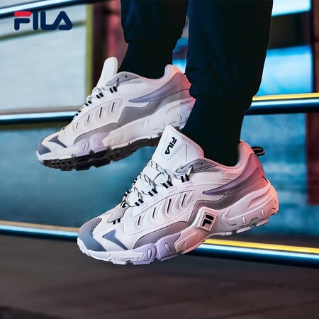 FILA 斐乐 黄景瑜同款 F12M031127F 男款老爹鞋