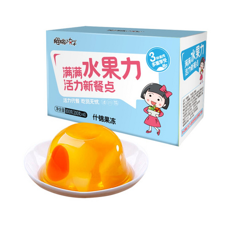 88VIP：樱桃小丸子 果冻布丁 200g*4杯 + 兰雀 德臻脱脂牛奶 200ml*15盒 + 格力高 哆啦A梦礼盒 296g