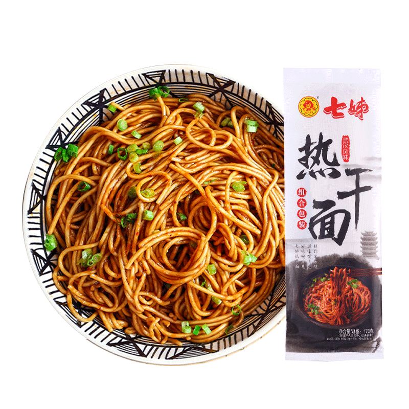加送5包爽口辣萝卜 薇娅推荐 5份装武汉热干面速食