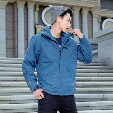 TOREAD 探路者TAWH91901 男女三合一冲锋衣