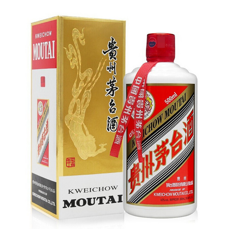 MOUTAI 茅台 43度 酱香型白酒 500ml