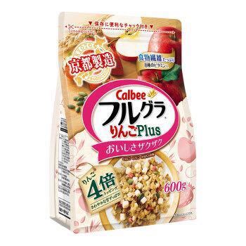 Calbee 卡乐比 水果麦片苹果多多口味 600g *3件
