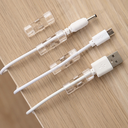 卡维瑞 免钉固定器理线器 透明小号 10个