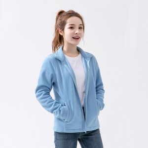 神火 男女款双面加绒加厚 保暖抓绒衣