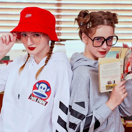 Paul Frank 大嘴猴 PFHTT193183U 中性连帽卫衣