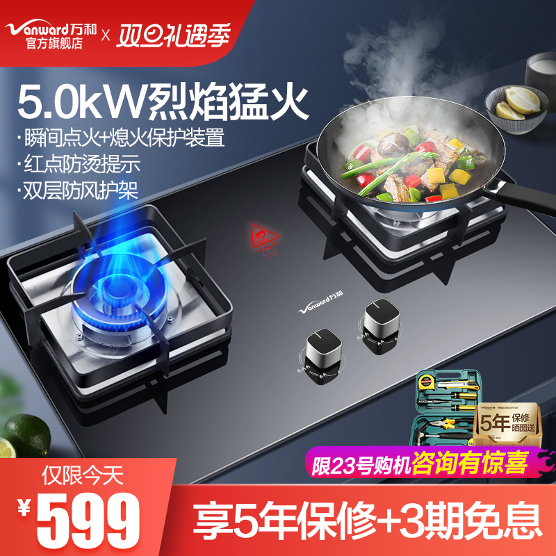 聚hua算百亿补贴： 万和 C5L90 嵌入式双灶