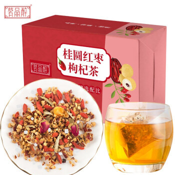 茗品醉 桂圆红枣枸杞茶 20袋 100g