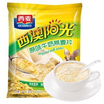 88VIP：SEAMILD 西麦 燕麦片原味 560g + 猫头鹰 速溶奶茶粉 340g*2件+ 口水娃 辣条面筋辣片辣皮 500g +凑单品