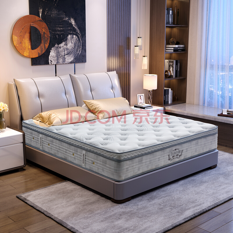 CHEERS 芝华仕 D043 乳胶竹炭椰棕床垫 （双面款）1.8m床