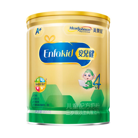 88VIP：MeadJohnson Nutrition 美赞臣 安儿健A+ 儿童配方奶粉 4段 900g *5件