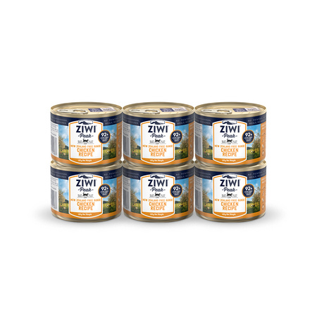 聚划算百亿补贴：ZIWI 滋益巅峰 无谷高营养猫罐头 牛肉味 185g*6罐