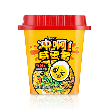 今日 咸蛋黄拌面桶装 96g*6桶