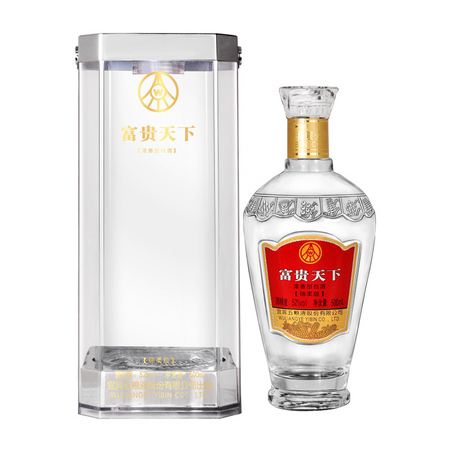 五粮液股份 富贵天下绵柔 52度 浓香型白酒 500ml
